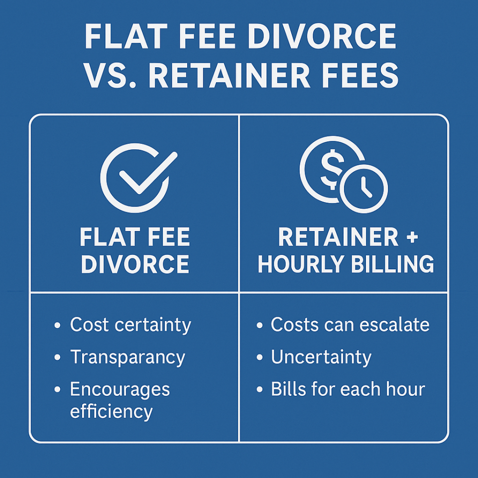 Flat Fee Divorce vs Retainer Fees in Georgia | Flat Fee Family Law