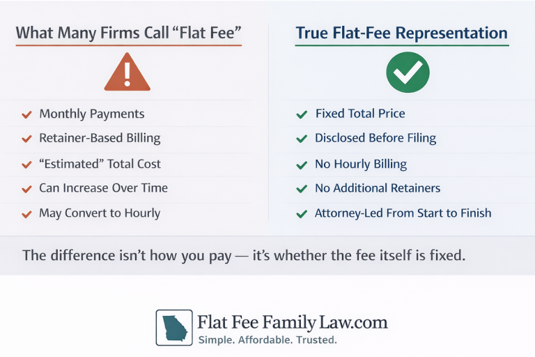 Can You Really Get Flat-Fee Divorce Representation in Georgia? What Clients Should Know