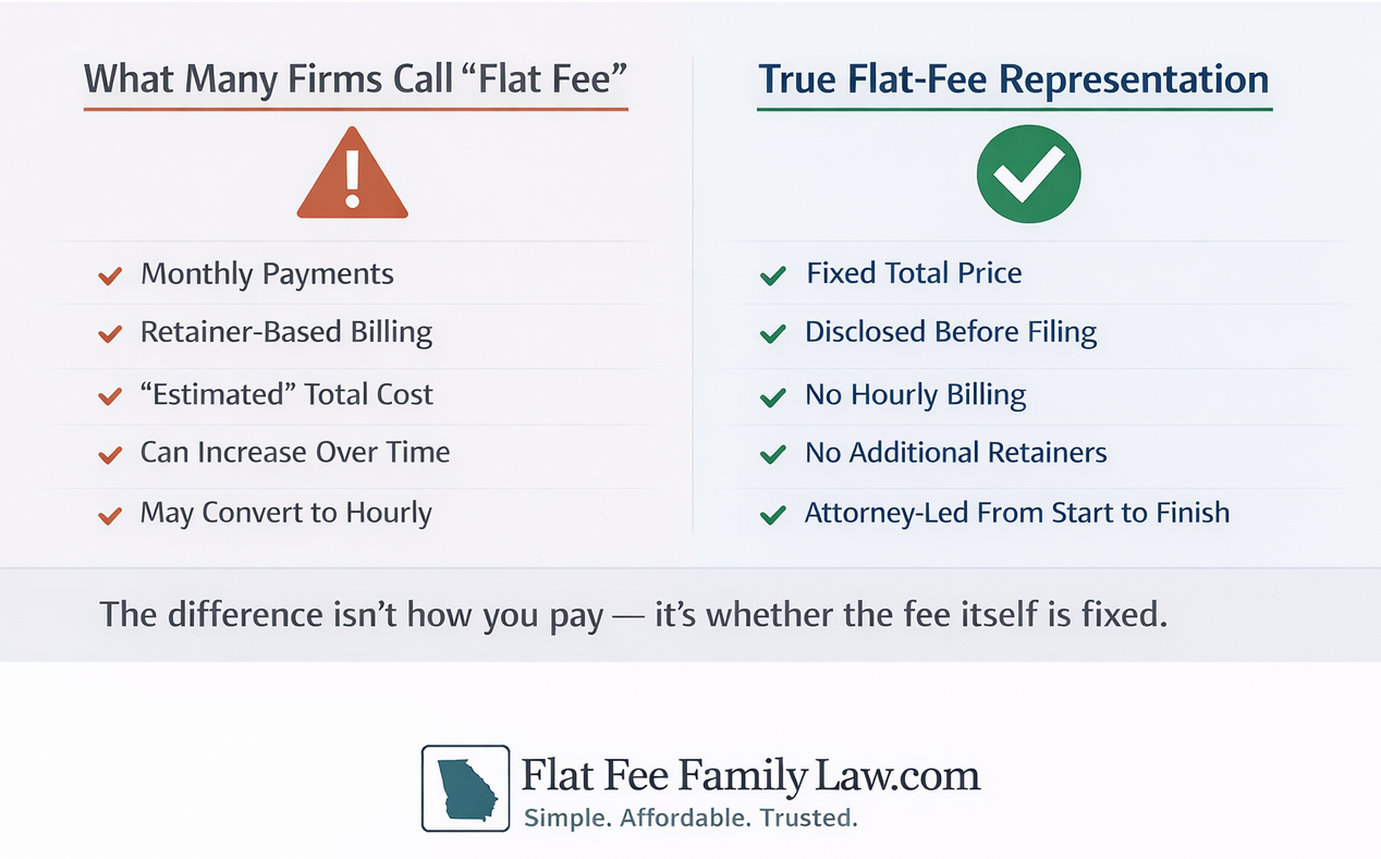 Can You Really Get Flat-Fee Divorce Representation in Georgia? What Clients Should Know Can You Really Get Flat-Fee Divorce Representation in Georgia? What Clients Should Know