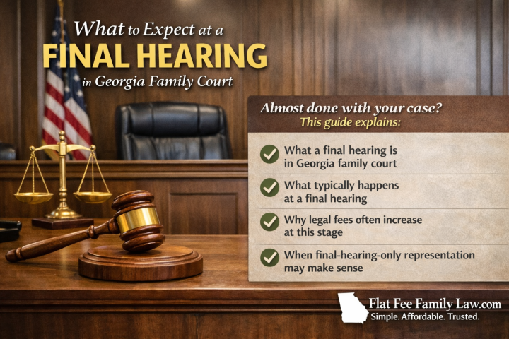 What to Expect at a Final Hearing in Georgia Family Court What to Expect at a Final Hearing in Georgia Family Court