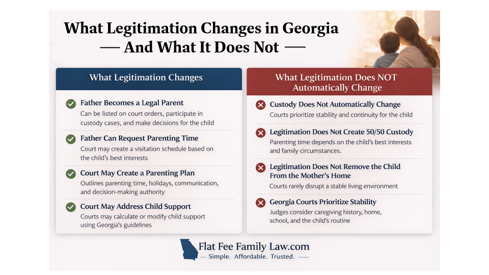 What Legitimation Actually Changes in Georgia And What It Does Not