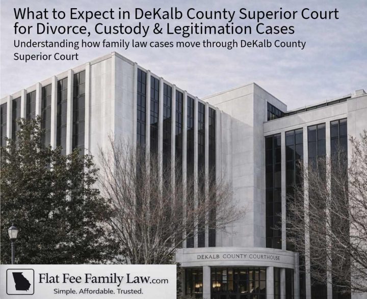 DeKalb County Court: What to Expect in Divorce, Custody & Legitimation Cases