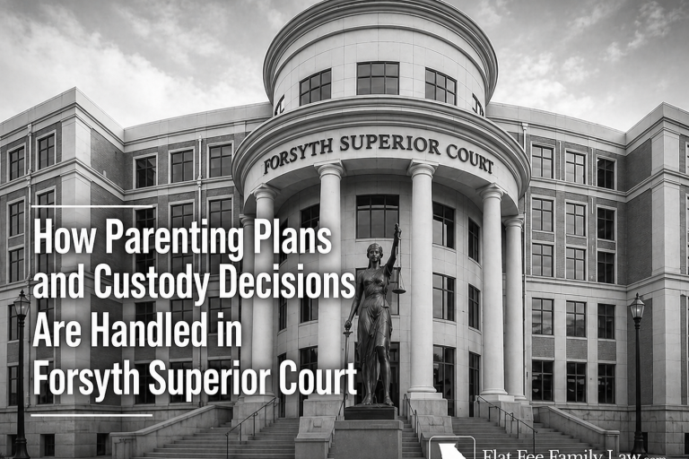 How Custody Cases Are Handled in Forsyth County Superior Court