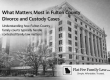 Fulton County Georgia divorce and custody case preparation graphic for family court litigation and hearings.