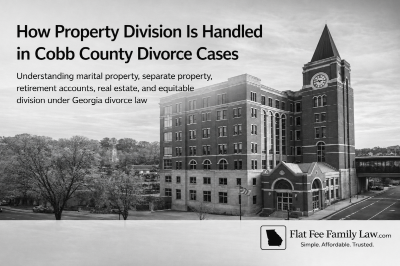 How Property Division Is Handled in Cobb County Divorce Cases