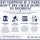 Infographic for Georgia child support: unpaid support becomes arrears; enforcement options; contempt proceedings; jail possible; past-due still owed; impact on family; includes Flat Fee Family Law logo